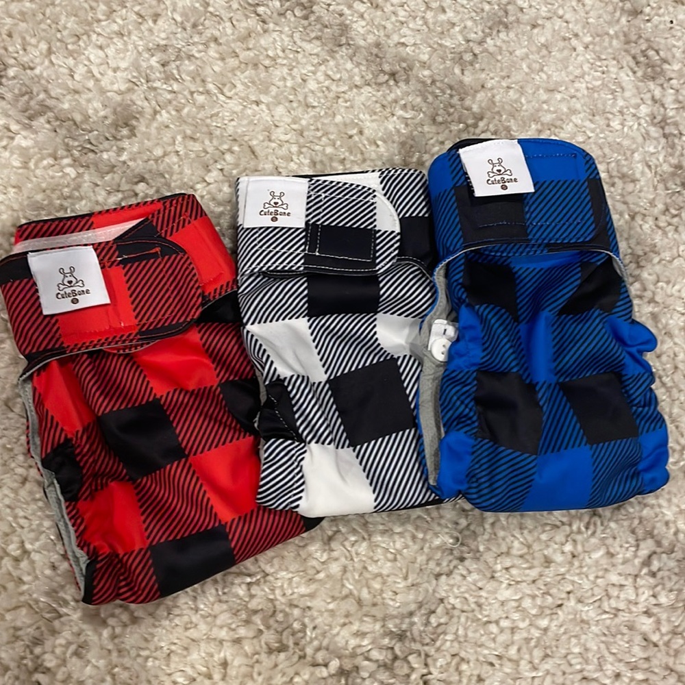 CUTEBONE 3 PC DOG DIAPERS